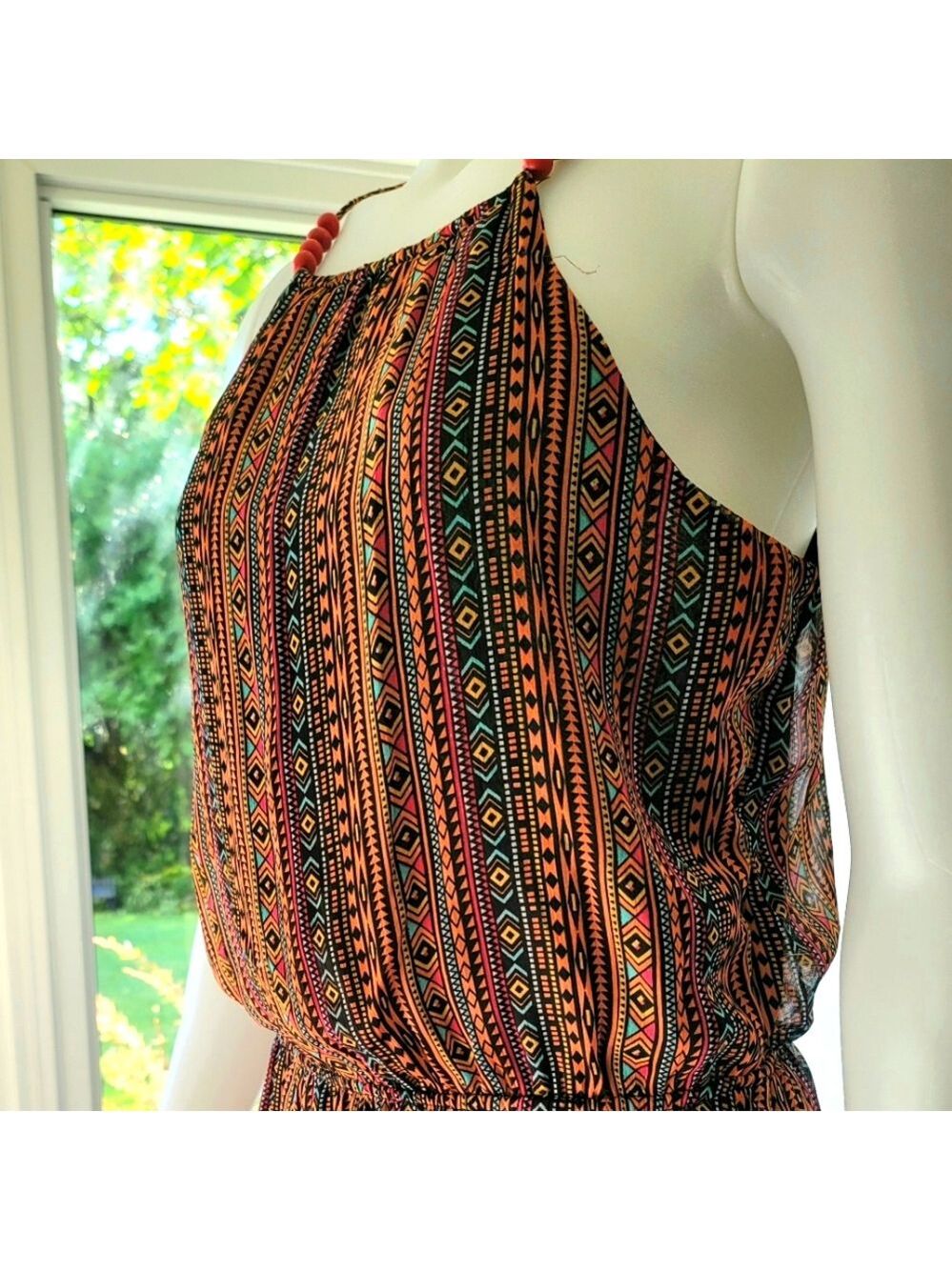 Tango Boho Strappy Maxi Dress Size 36